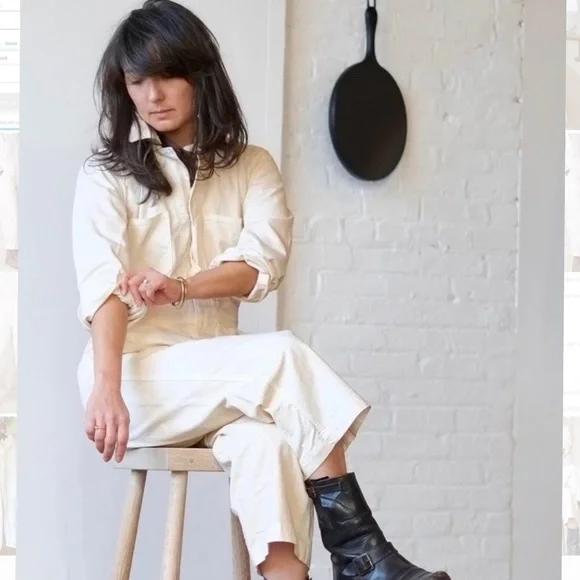 As Ever jumpsuit in bone〰️ - Picture 1 of 12